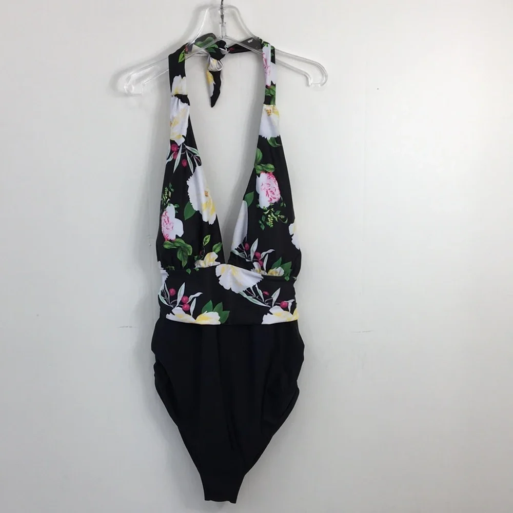 Summer Mae Maternity One Piece Swim Suit Size M GREAT Condition